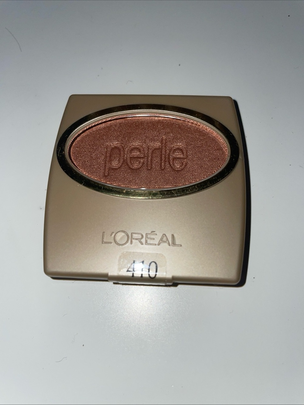 Loreal Wear Infinite Eye Shadow Single Gold Case #410 Copper Penny Dam Box